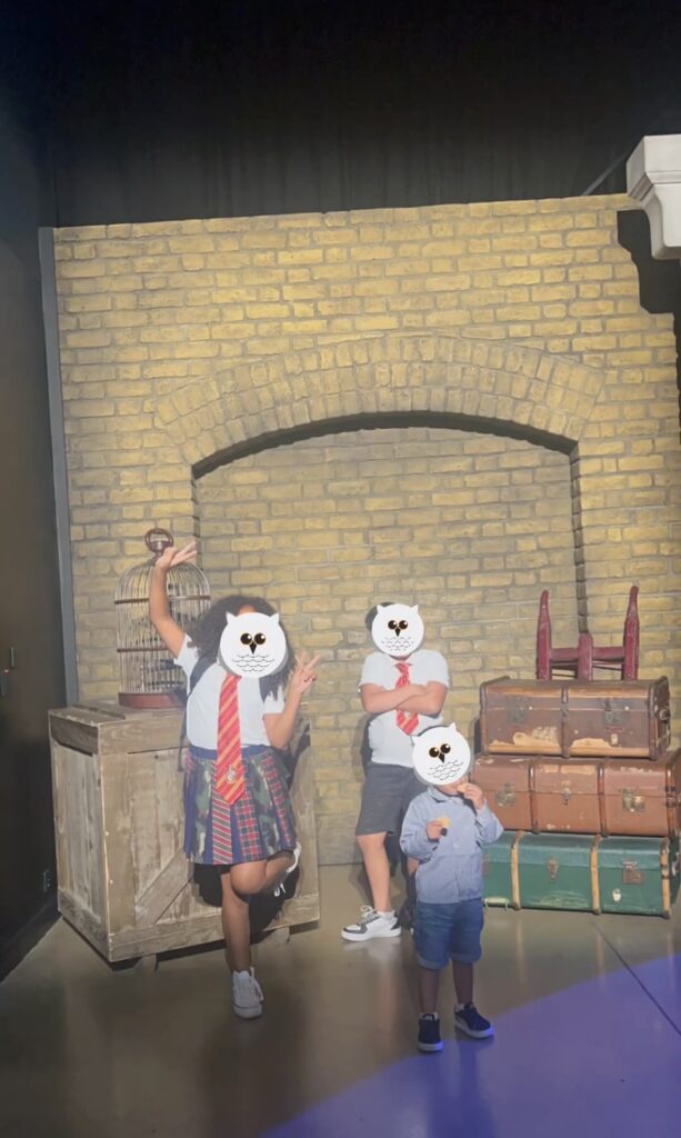 Niños disfrazados Harry Potter Studio Tour Londres